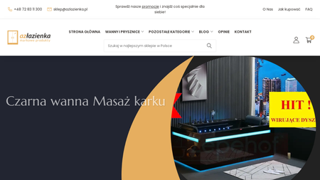 Nowoczesne wanny z hydromasażem - azlazienka.pl